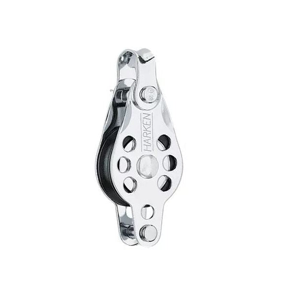 Harken 51mm Hochlastblock für Drahtseile, mit Bügel und Hundsfott